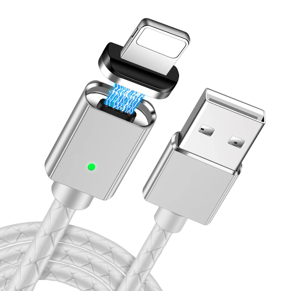 Магнитный usb-кабель Олаф для iphone XS Max 3A, быстрая зарядка, 1 м, 2 м, кабель Micro USB type-C для samsung, Xiaomi, магнитное зарядное устройство