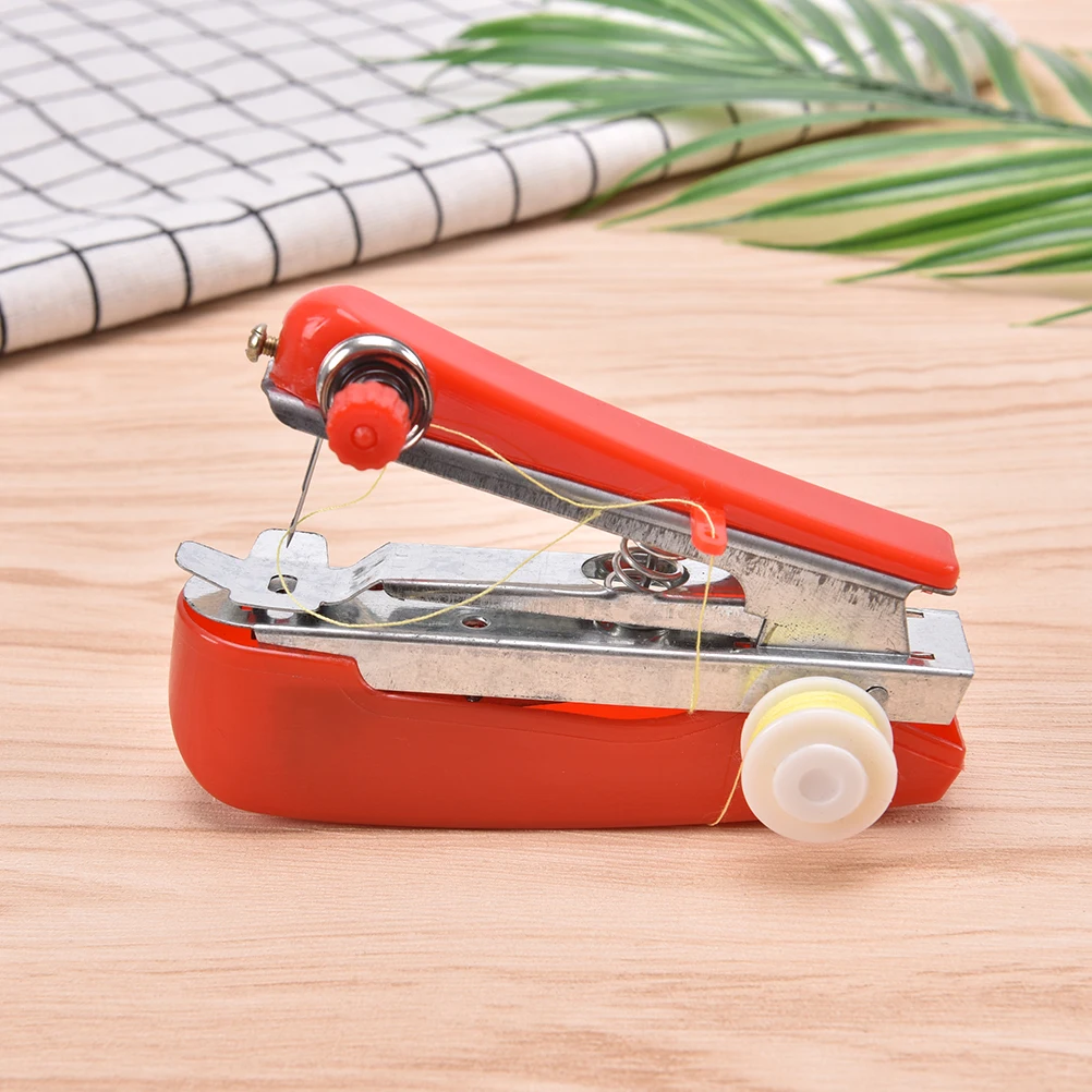 Новая мини ручная швейная машина портативная рукоделие Беспроводная DIY Одежда