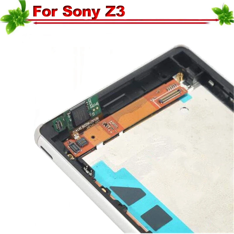 100% тестирование для sony Xperia Z3 ЖК дисплей Дисплей с рамкой Сенсорный экран планшета