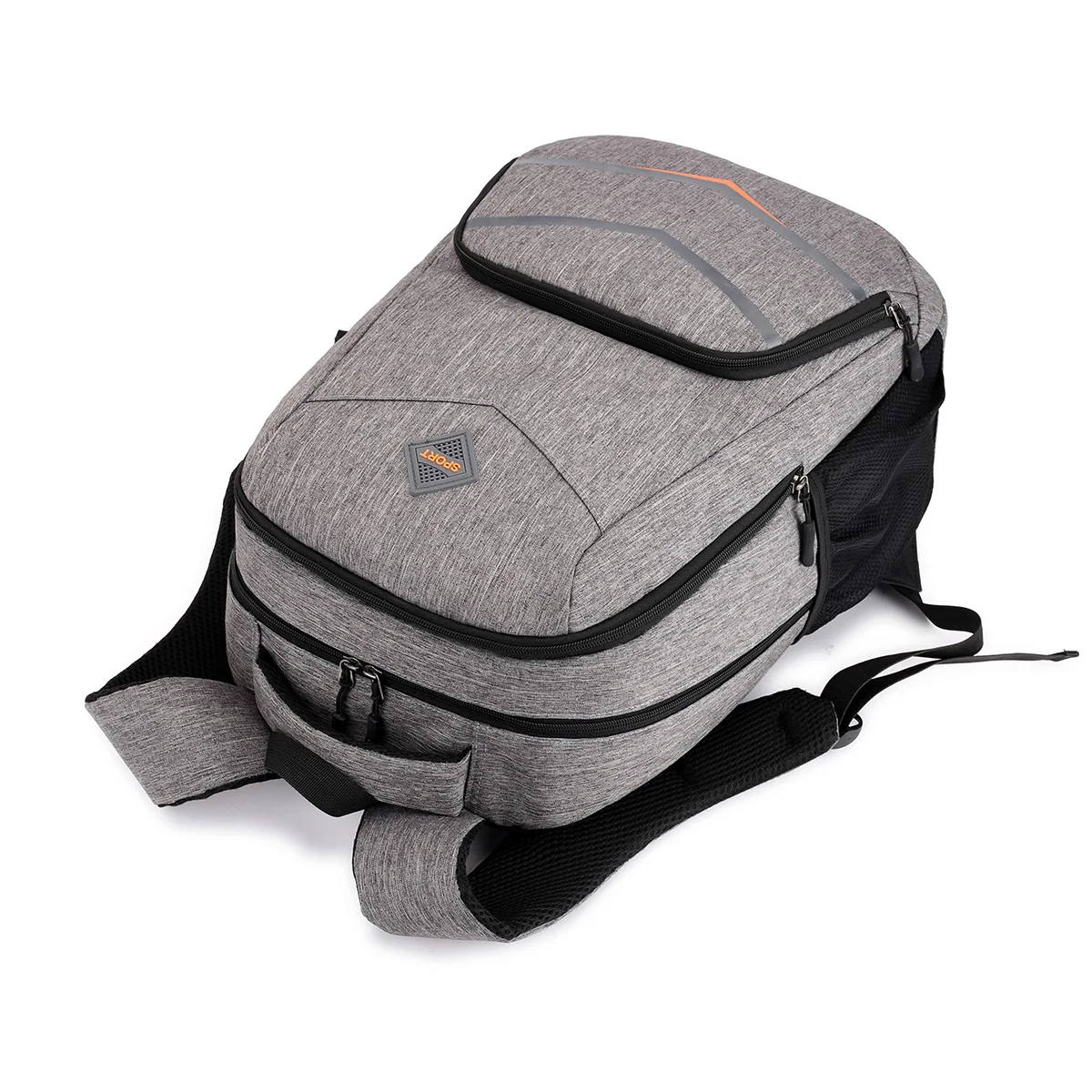 Дорожный рюкзак для ноутбука деловой Противоугонный тонкий прочный с USB зарядкой