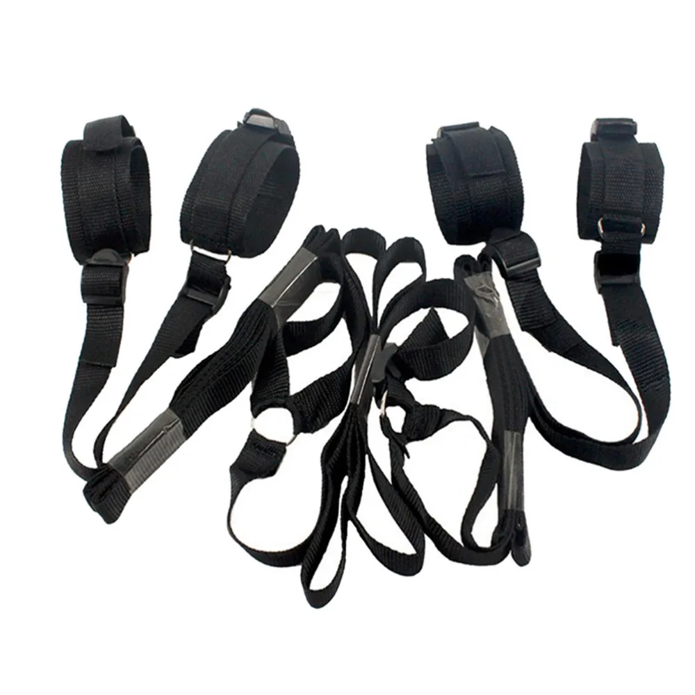 PVC PU Couple Lovers' Bed Bondage Restraint Body Brace Support |