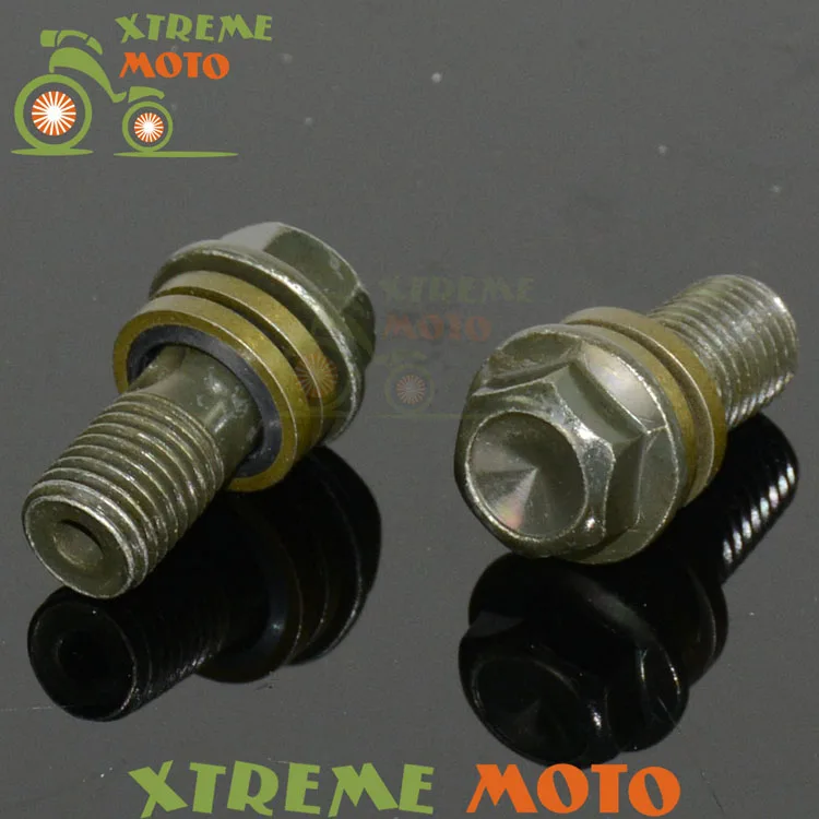 2 шт. тормозной муфты радиатора шланга болта адаптер М10*1 25 для KTM CR CRF KLX KX YZ YZF WR WRF RM