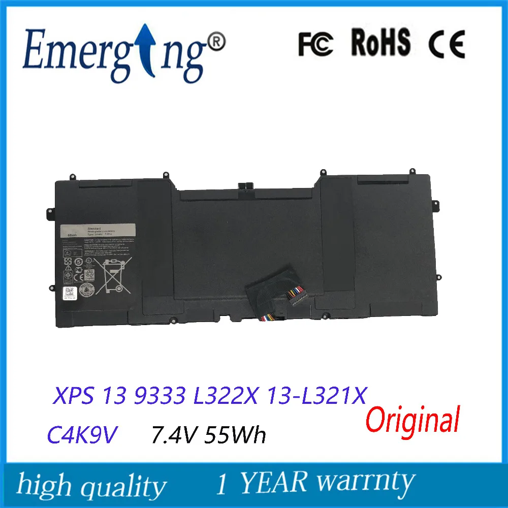 Аккумулятор для ноутбука DELL XPS 13 7 4 L322X L321X C4K9V L221x 9Q33 9333 в 55 Втч|Аккумуляторы