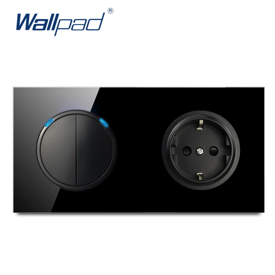 Настенный выключатель Wallpad L6 из закаленного стекла европейского стандарта