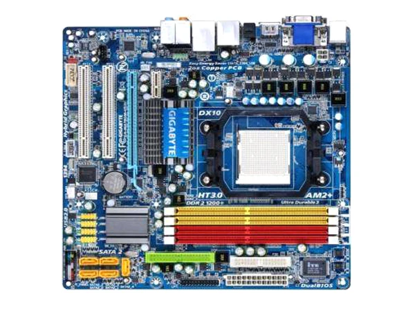 Оригинальная Материнская плата Gigabyte GA-MA78GM-US2H DDR2 AM2 AM2+ AM3 MA78GM-US2H USB2.0 16GB 780G