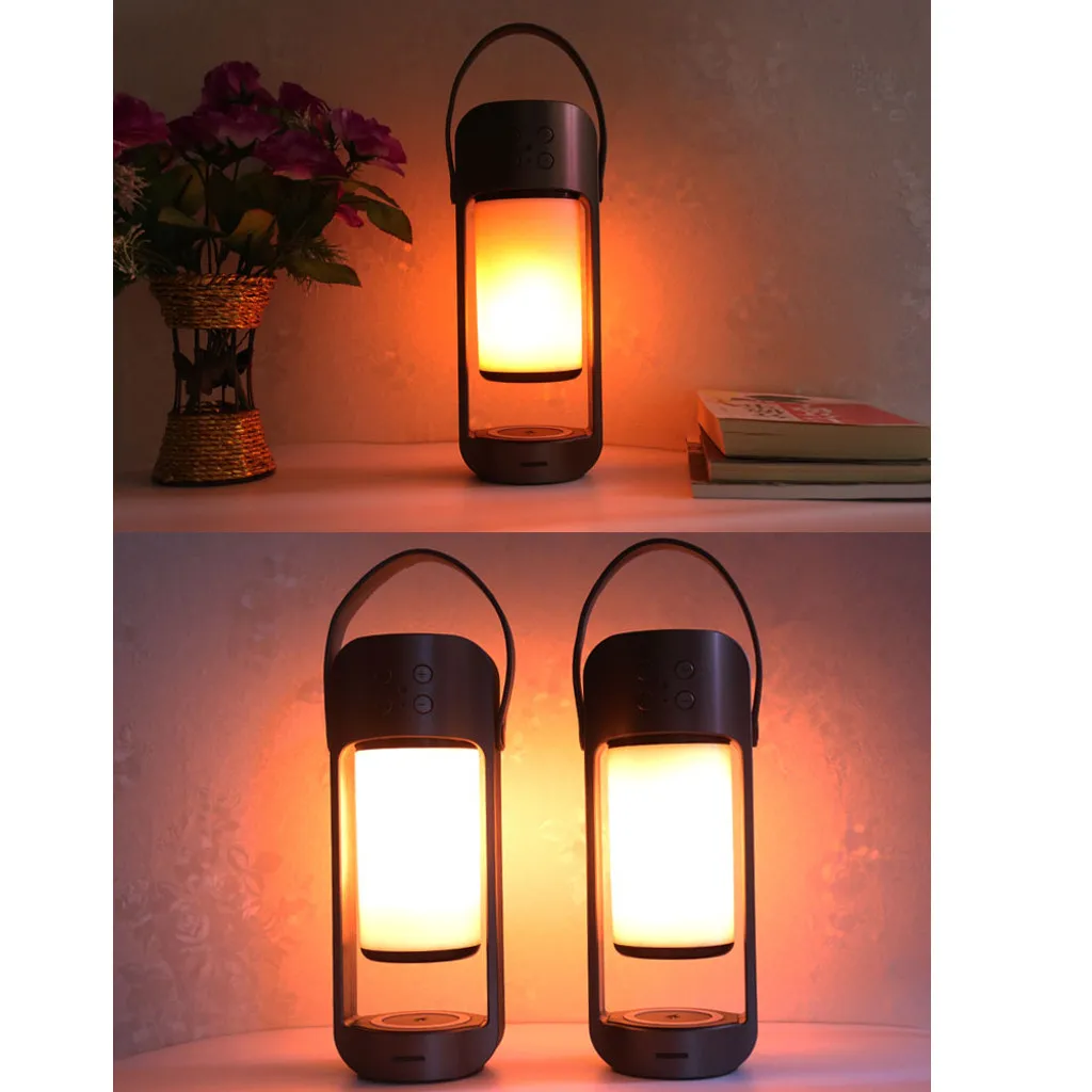 Наружная портативная Светодиодная лампа с Bluetooth динамиком светодиодная