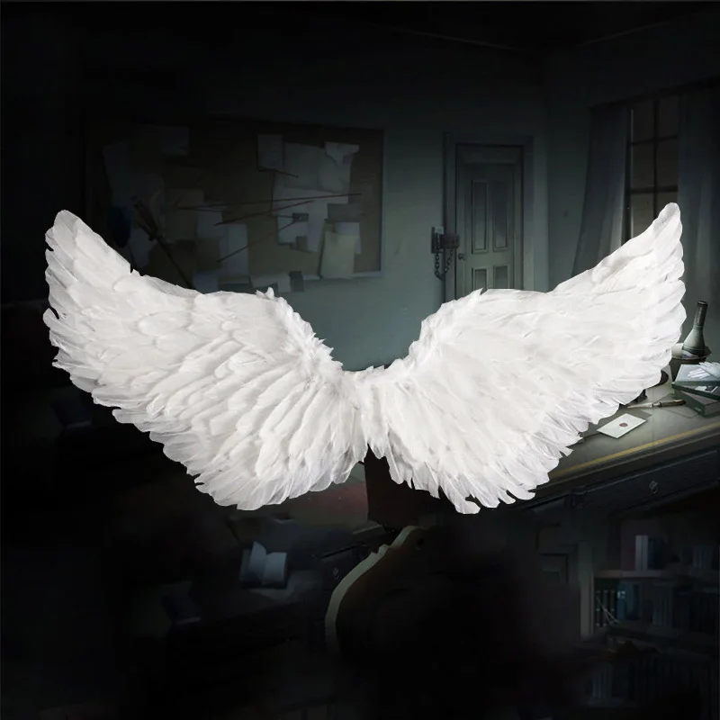 wing Горячая игра идентичность V Косплей Костюм Доктор Emily Dyer Косплей Костюм выжившие косплей костюм новая кожа Святого ангела красный наряд - Цвет: wing