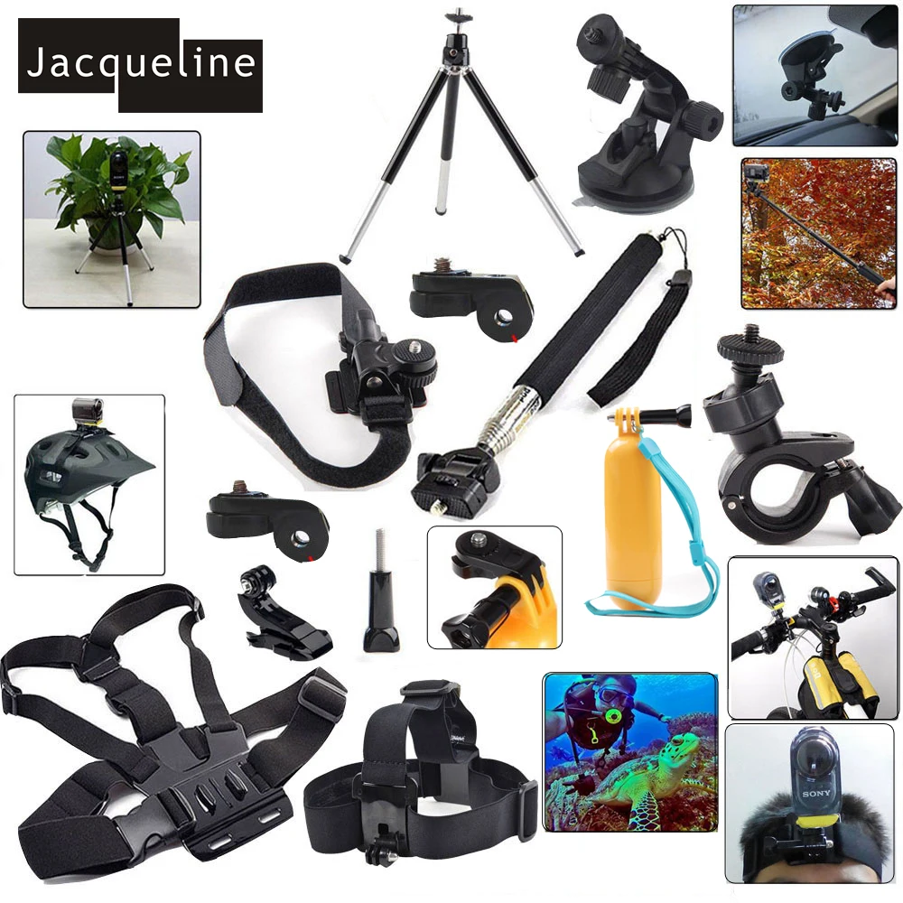 Jacqueline для Ion Pro Air Kit Аксессуары Sony Action Cam HDR AS15 AS20 AS200V AS30V AS100V AZ1 mini FDR X1000V/W 4 k|ion air pro