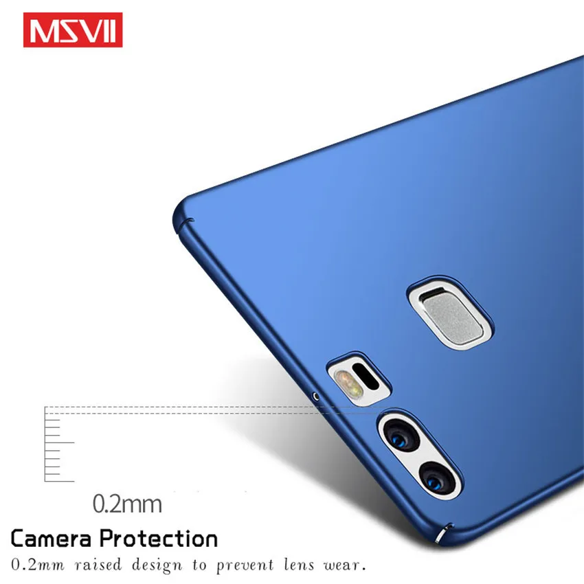 Huawei P9 Lite Case Cover Luxury Silm Hard PC Msvii Brand Back For Pro P9Lite Cases Full Protector Phone Coque |
