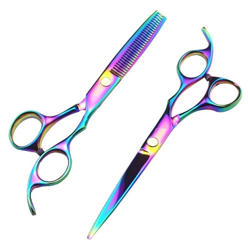 6&quot Professional Salon Hair Cutting + Thinning Scissors Barber Shears Hairdressing Set | Красота и здоровье