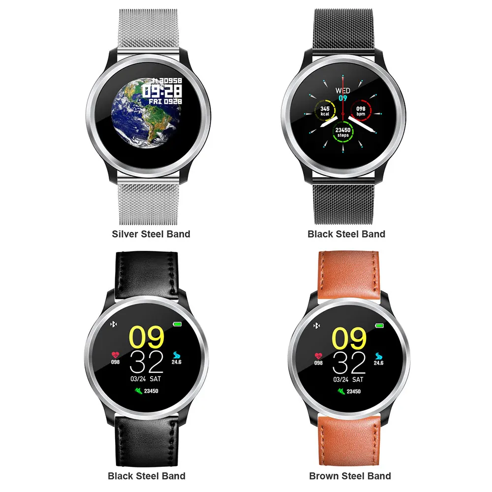 

E18 Wrist Watch Waterproof Smart HRV Report Blood Pressure bracelet PPG ECG Smartwatch For Android Smartphone WristWatch monitor