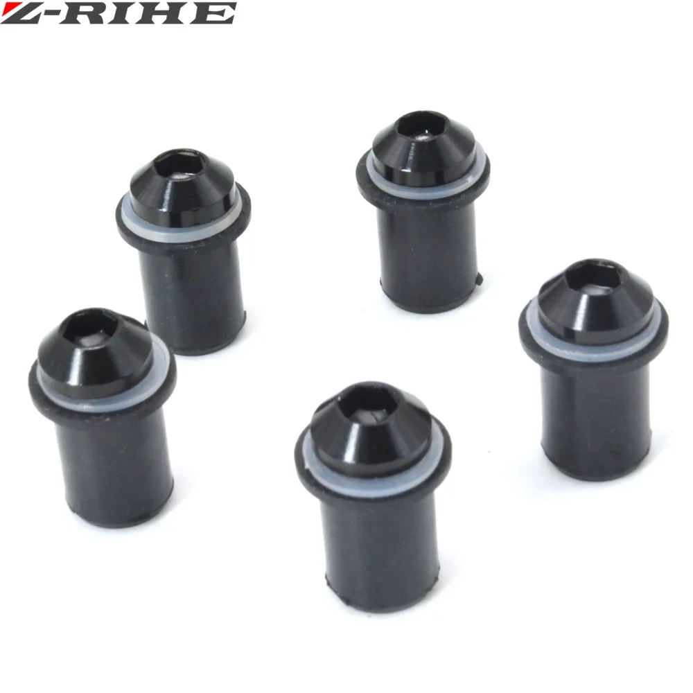 5 шт. мотоциклетные M5 лобовое стекло болт гайка с шайбой Комплект крепежа