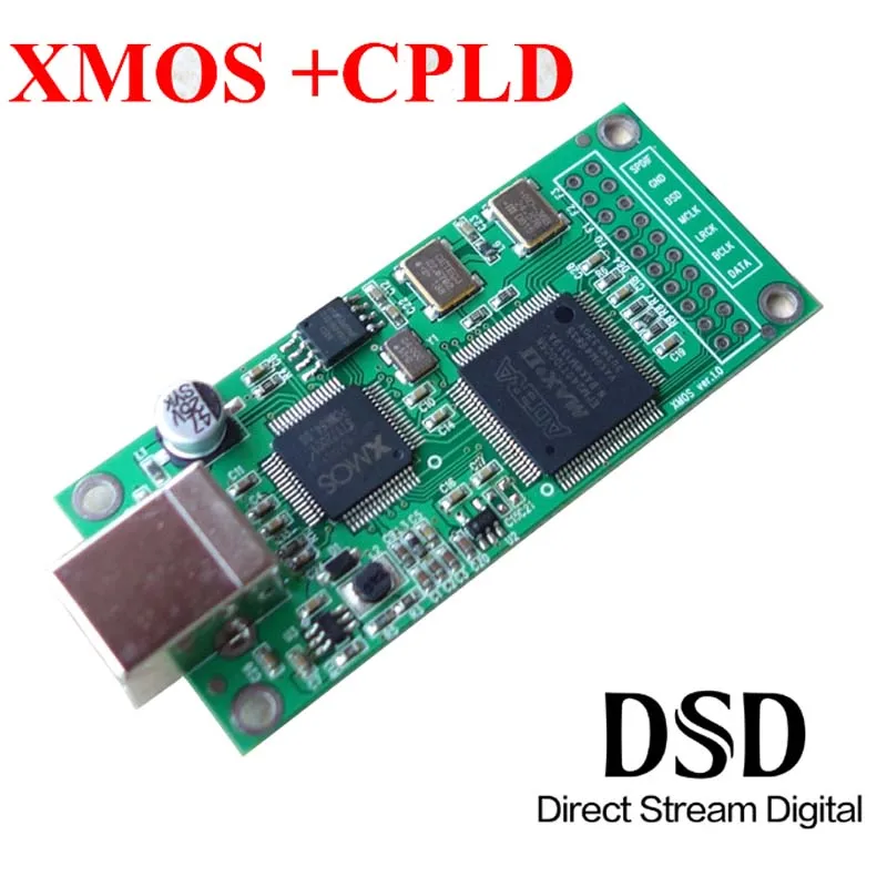 Lusya с украшением в виде кристаллов обновление XMOS XU208 DAC Дочерняя плата цифровой интерфейс USB I2S DSD подходит AK4497 ES9018/28/38 декодер E4-007