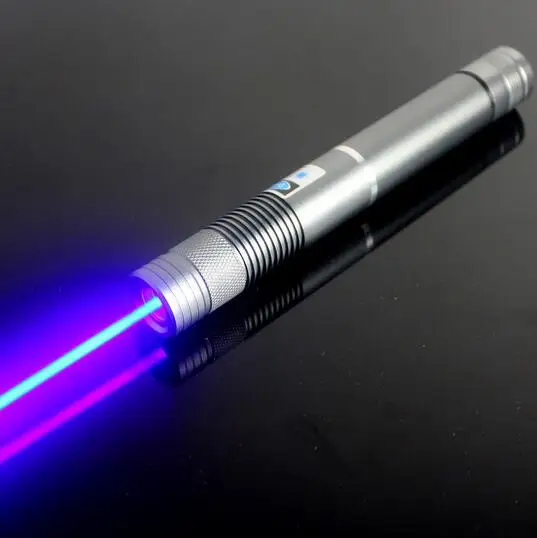 Высокая мощность синий лазерные указки 450nm спичка/сухой древесины/черный