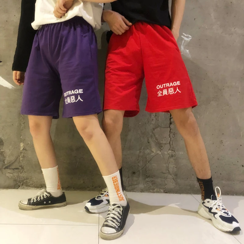 Летние свободные шорты для женщин, спортивные Harajuku шорты с высокой талией, корейская мода, спортивные шорты, шорты для женщин, уличный стиль, сексуальные штаны 50H258