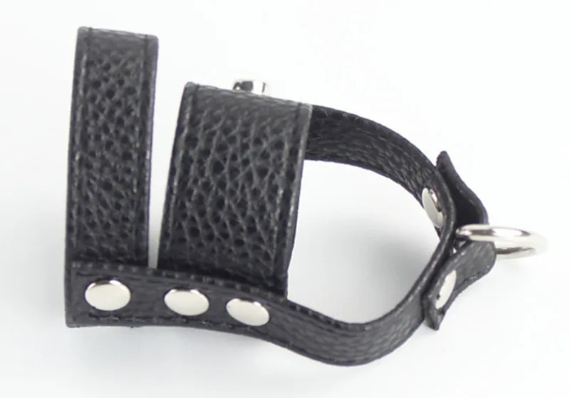 БДСМ мужской клетка для пениса из искусственной кожи Кольца связывание пояс раб