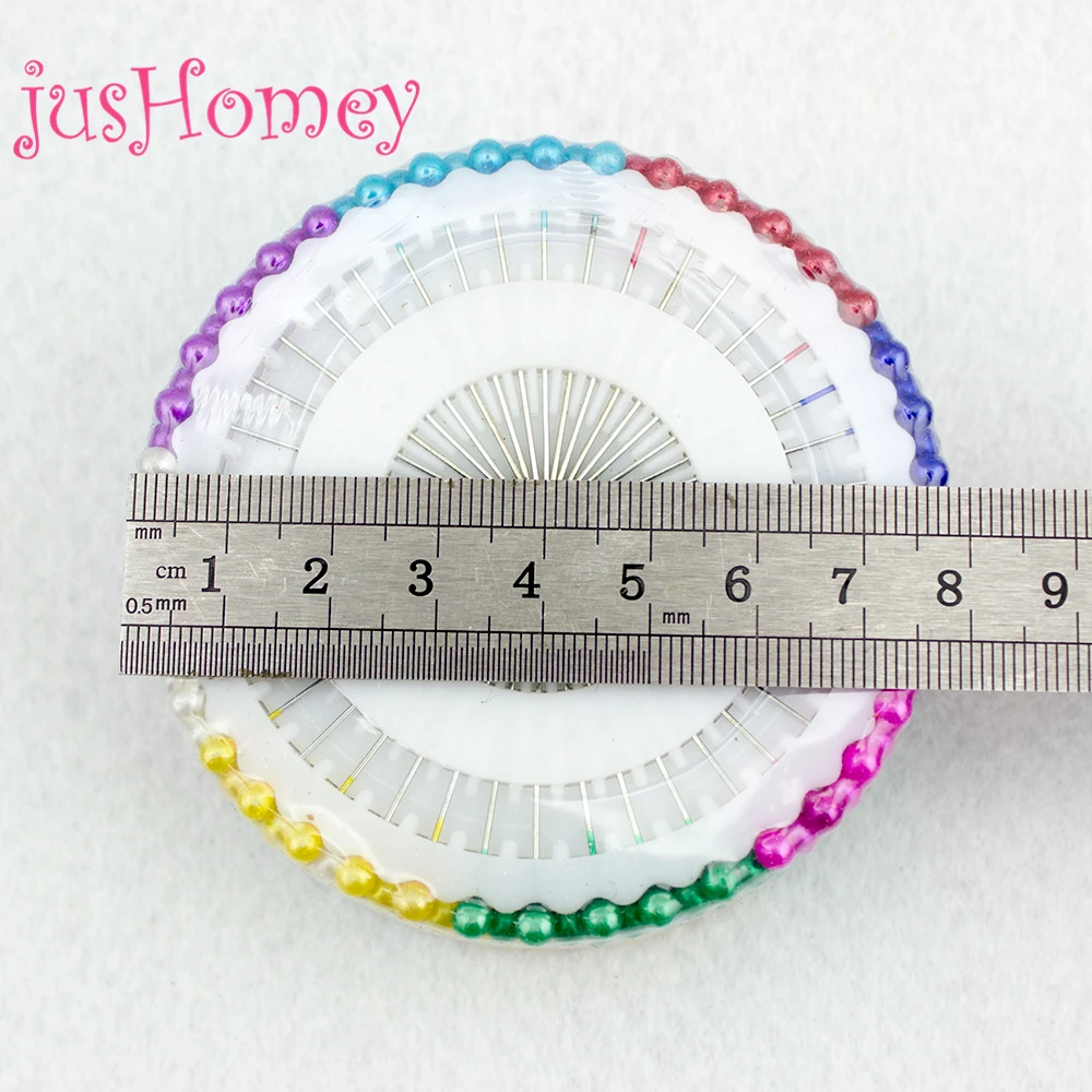 480pcs 35mm Sewing Locating Straight Pins Ball Head Needles Mixed Colors Round for Corsage Draping Craft Dressmaking | Дом и сад
