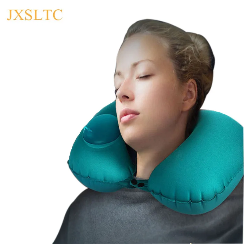 JXSLTC Автоматическая надувная подушка для шеи самолета переносная воздушная