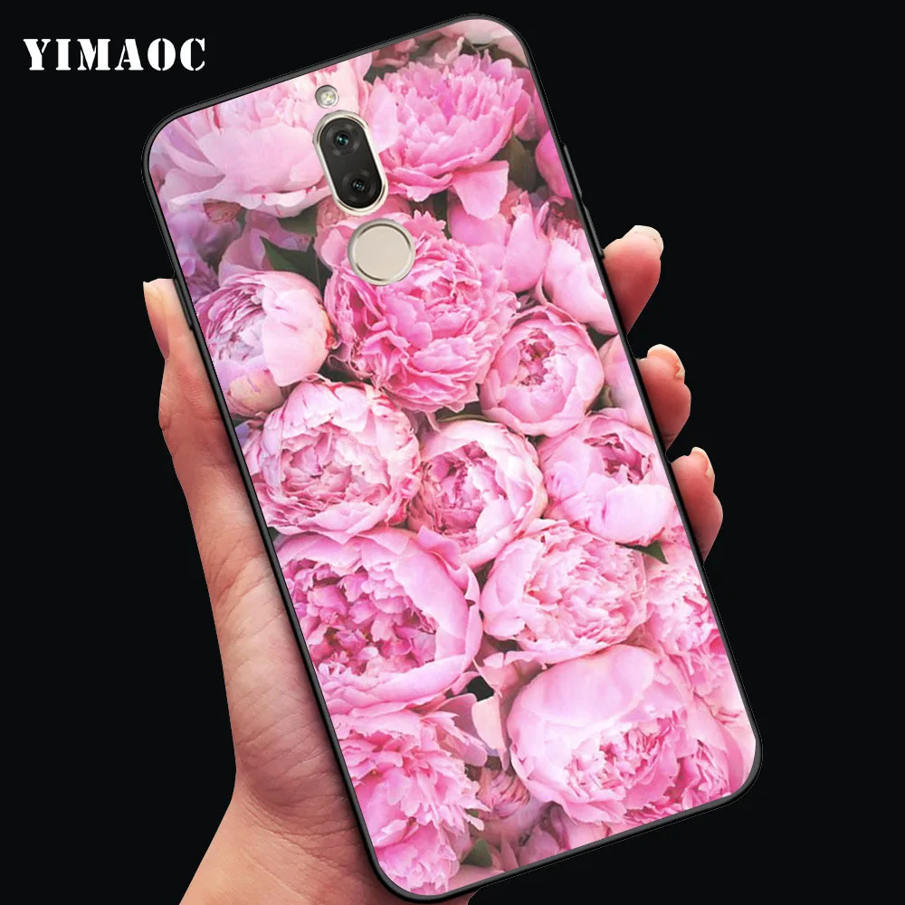 YIMAOC Цветок Пион на вазе мягкий чехол для huawei Y5 Y6 Y7 Prime Y9 mate 10 20 Lite Pro Nova 2i 3 3i 4 |