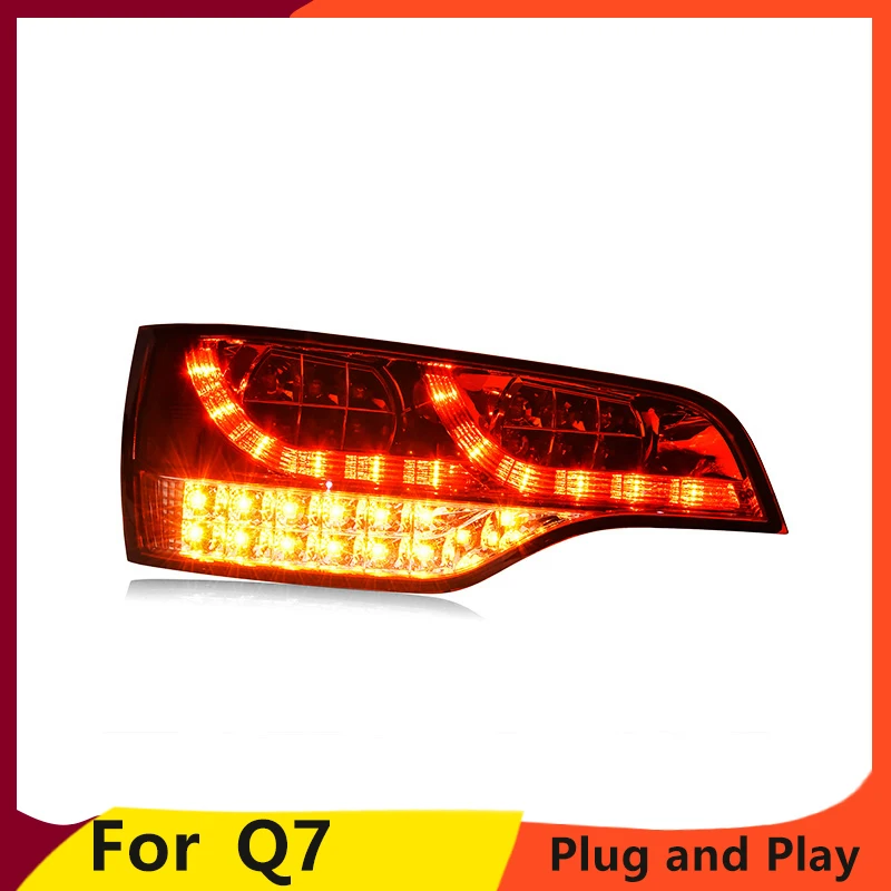

KOWELL for Audi Q7 LED Rear lights assembly fit 2006-2011 year Red Housing Ensure High Quality and fitment LED turn lights