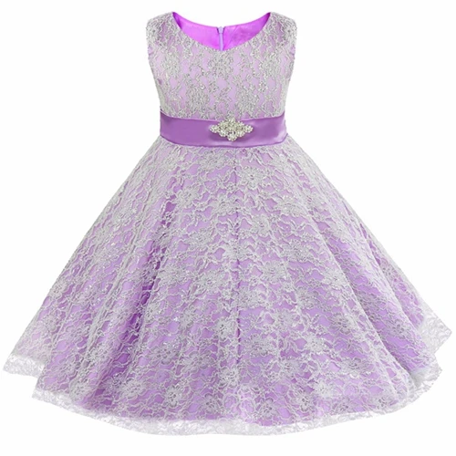 Purple TiaoBug малыш Обувь для девочек цветочный Кружево платье-пачка V Средства ухода за кожей Шеи Платья для девочек на свадьбу для свадеб вечернее праздничное платье Выпускные платья От 4 до 14 лет - Цвет: Purple