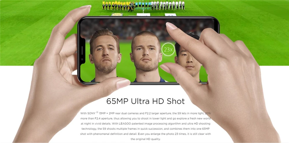 Leagoo S9 4G LTE u-образный мобильный телефон Android 8,1 MTK6750 Восьмиядерный 5,8" HD+ ips 4 Гб ram 32 Гб rom 13,0 МП отпечаток пальца
