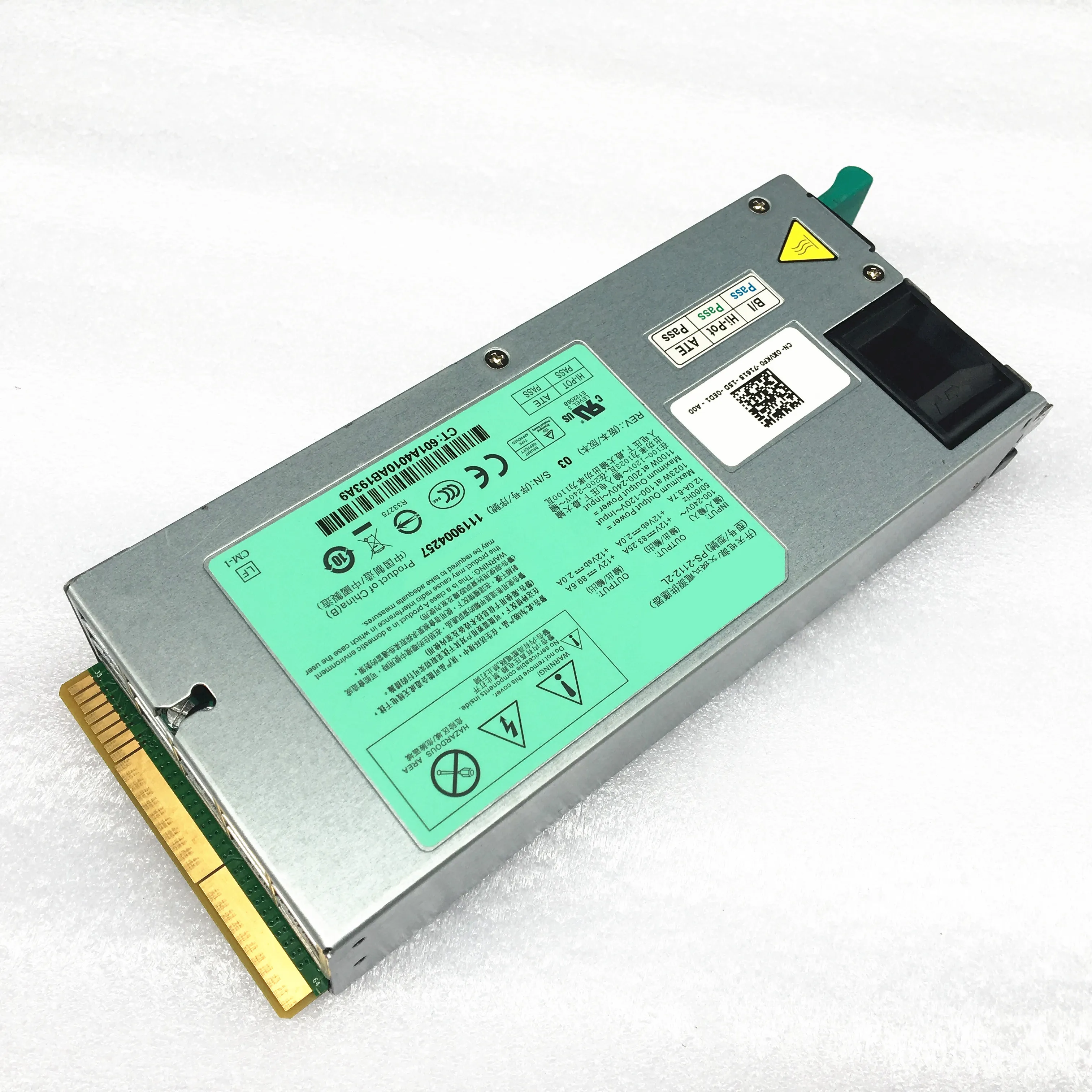 DLC6100 C5100 серверный блок питания PS 2112 2L 12V 89A 1100W Переключения источника 100% строгий