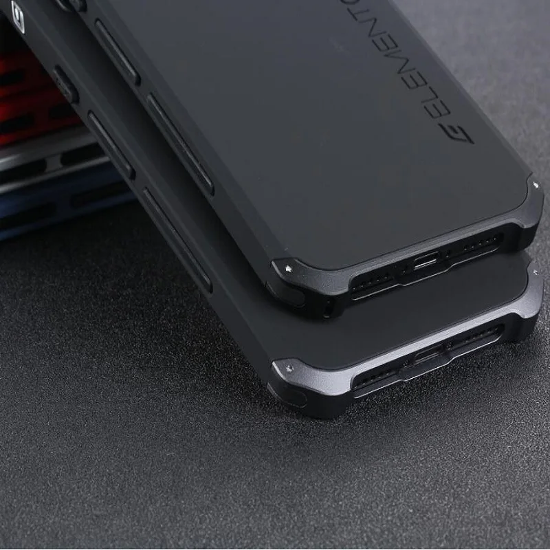 Luxury Element Phone Bag Cases for iPhone X with Designer's Aluminium and Hard Back PC Case For 5.8&quotinch Protector | Мобильные