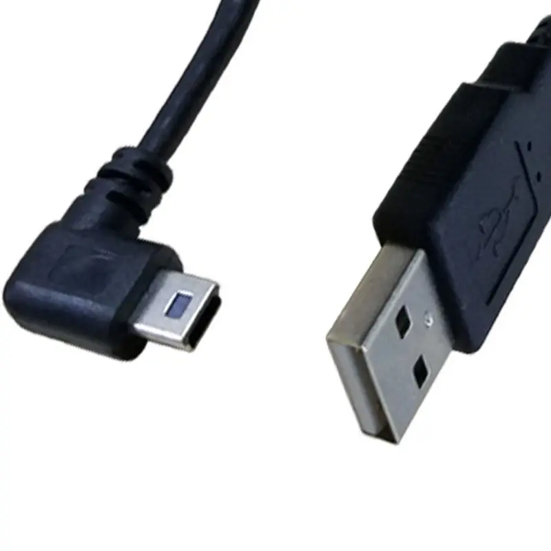 USB MINI 5Pin 5P с левым углом штекер на 2 0 A кабель 1 5 м|left angle|to usbmini 5pin |