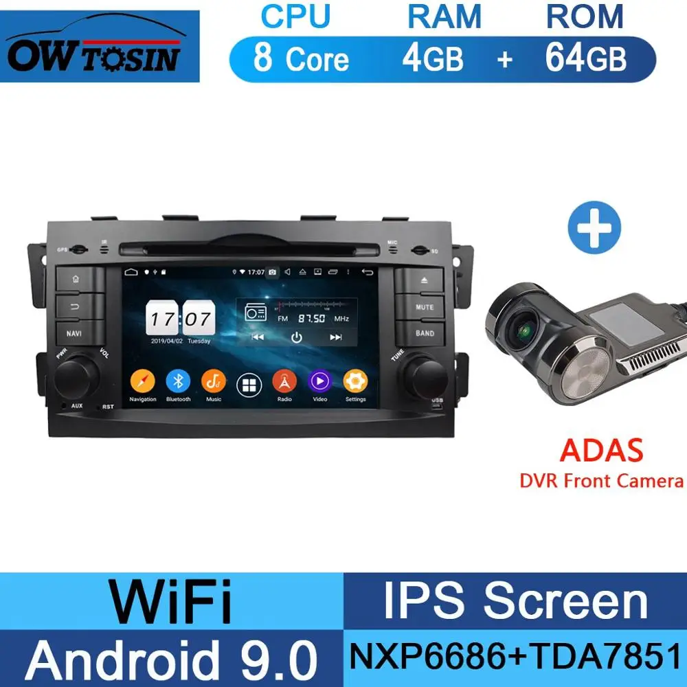 64G Adas Camera " ips Octa 8 ядерный 4 Гб ОЗУ+ 64 Гб ПЗУ Android 9,0 Автомобильный DVD Радио gps Navi для Kia Mohave Borrego 2008- DSP CarPlay Parrot BT - Цвет: 64G Adas Camera