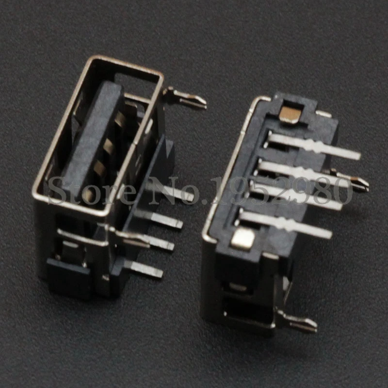 10 шт. разъёмы USB 2 0 фута мм|4 pin female connector|4 femalepin connector |