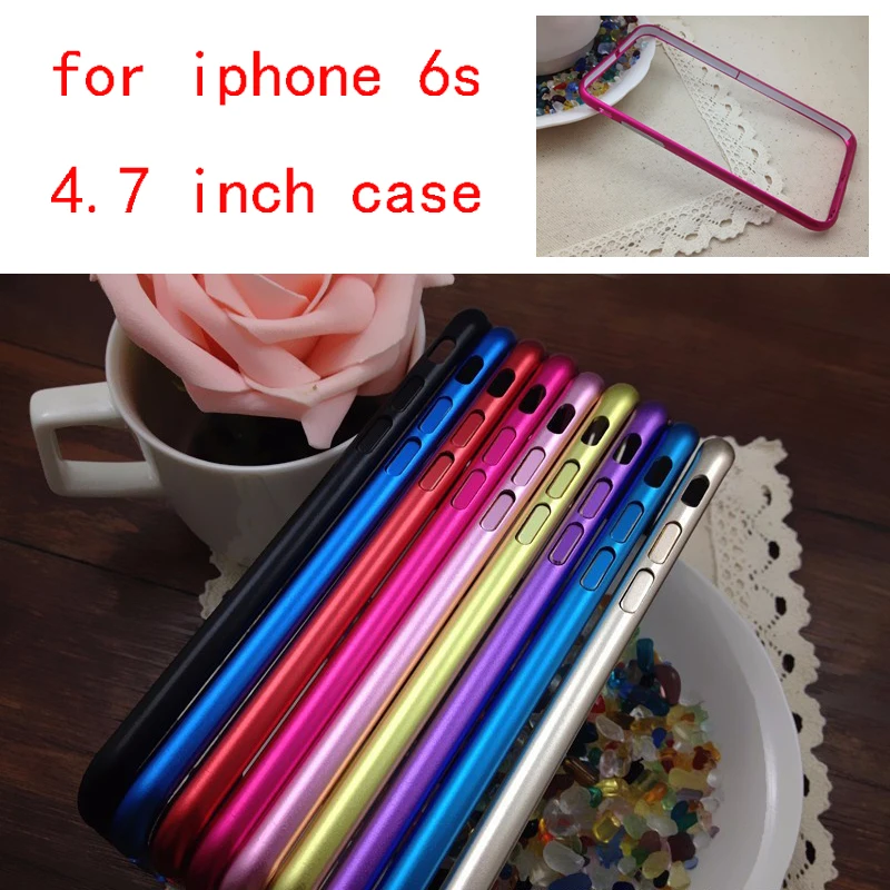 Чехол для iPhone 6S задняя крышка металлический бампер защитная фоторамка 6 чехлы 4 7
