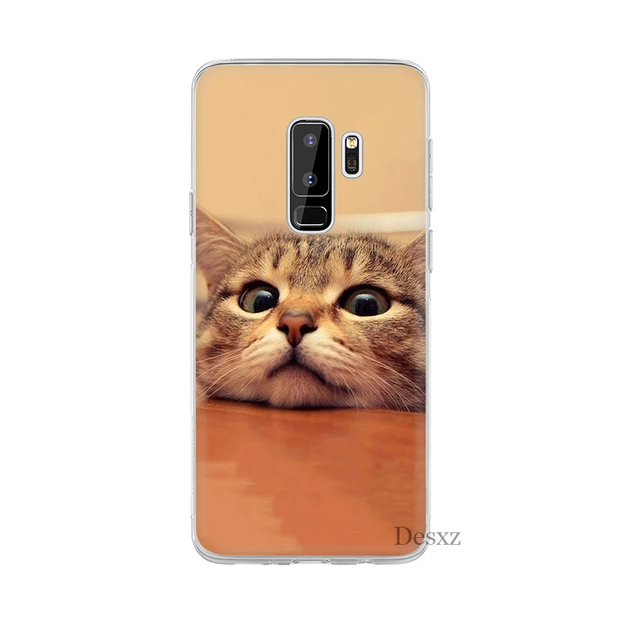 Desxz ПЭТ Мейн Cat Чехол для samsung Galaxy S6 S7 край S8 S9 S10 S10e Plus Note 8 9 S3 S4 S5 крышка