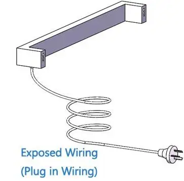 PLUG Сушилка для полотенец для ванной комнаты, вешалка для полотенец, настенная квадратная трубка, полотенцесушитель, HZ-924 - Цвет: PLUG