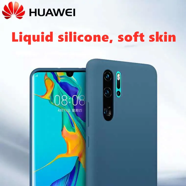 Чехол для Huawei P30 Pro 100% оригинал от HUAWEI Официальный жидкий силиконовый защитный