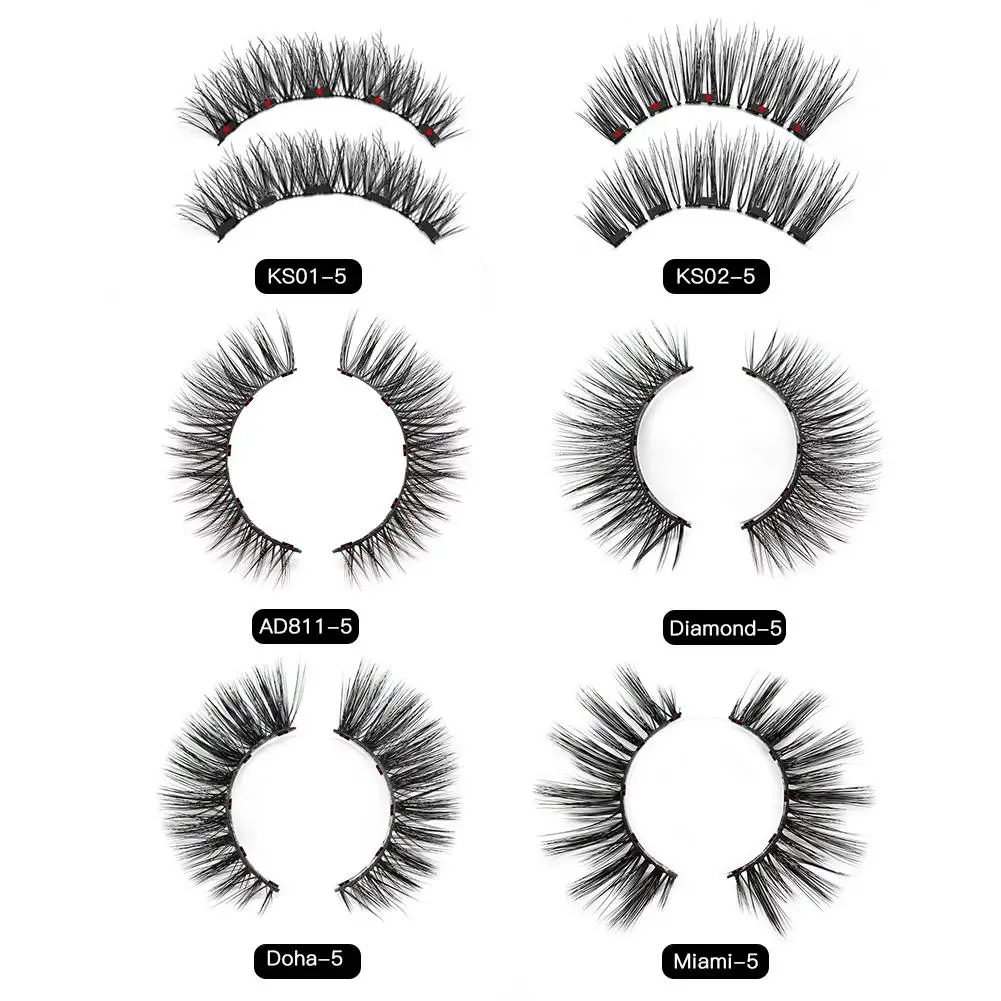 Магнитная подводка для глаз с накладными ресницами набор 3D стерео долговечная