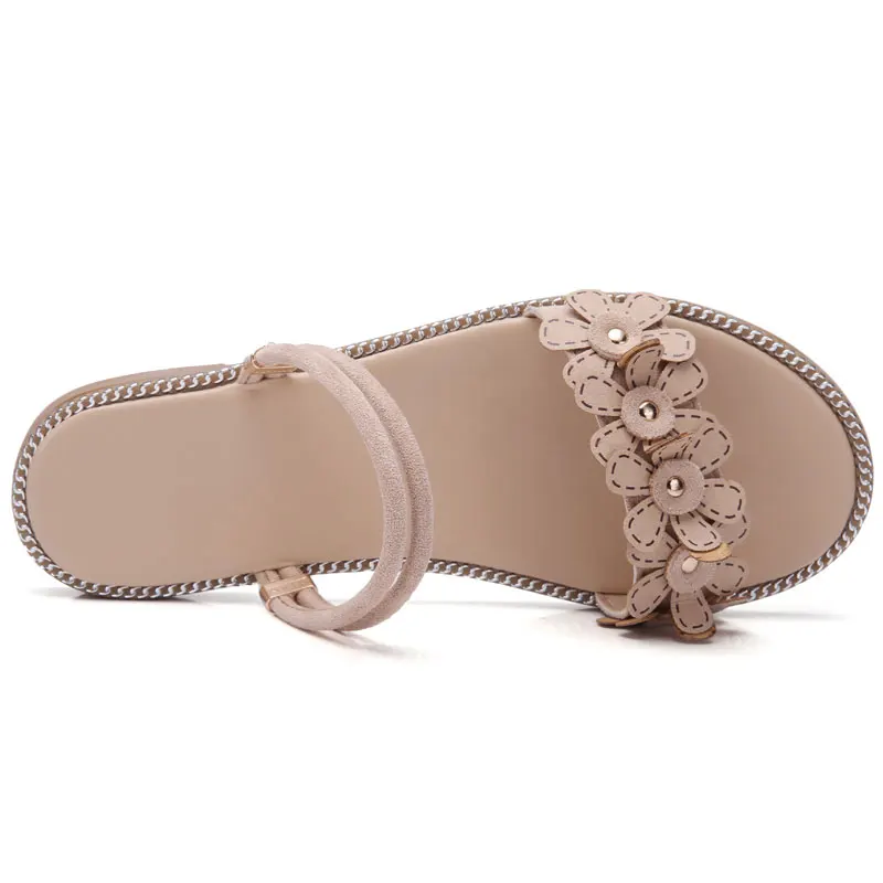 Women Sandals Flip Flops Woman Slides Solid Casual Shoes Female 2019 New Summer Fashion Rome Slip-On Breathable Non-slip | Обувь