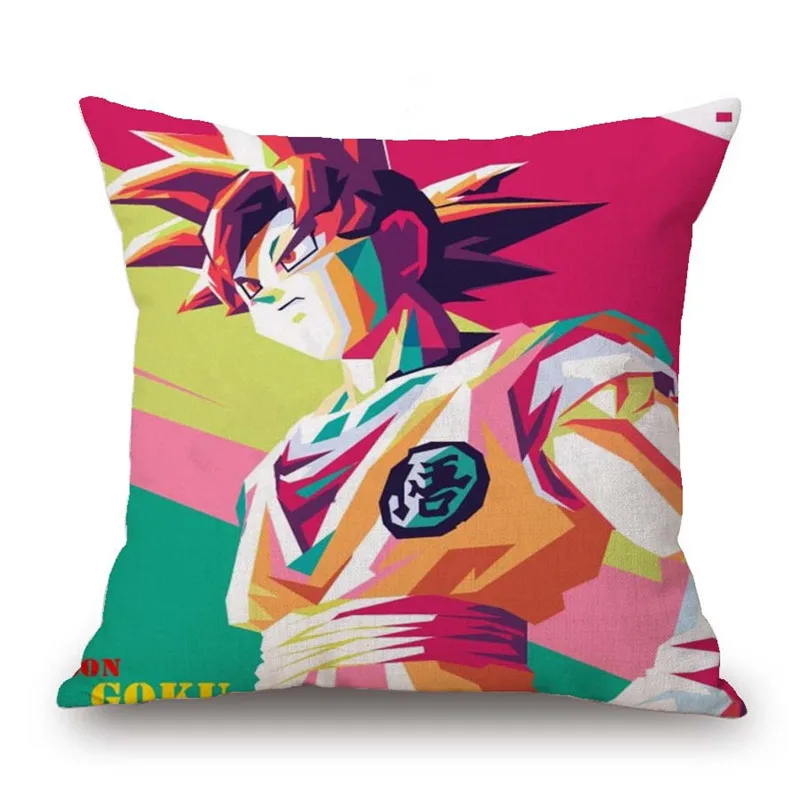 4 18 дюймов японского аниме Dragon Ball Z House Декоративные Чехлы на подушку Goku принты наволочки домашние декоративные подушки - Цвет: 4