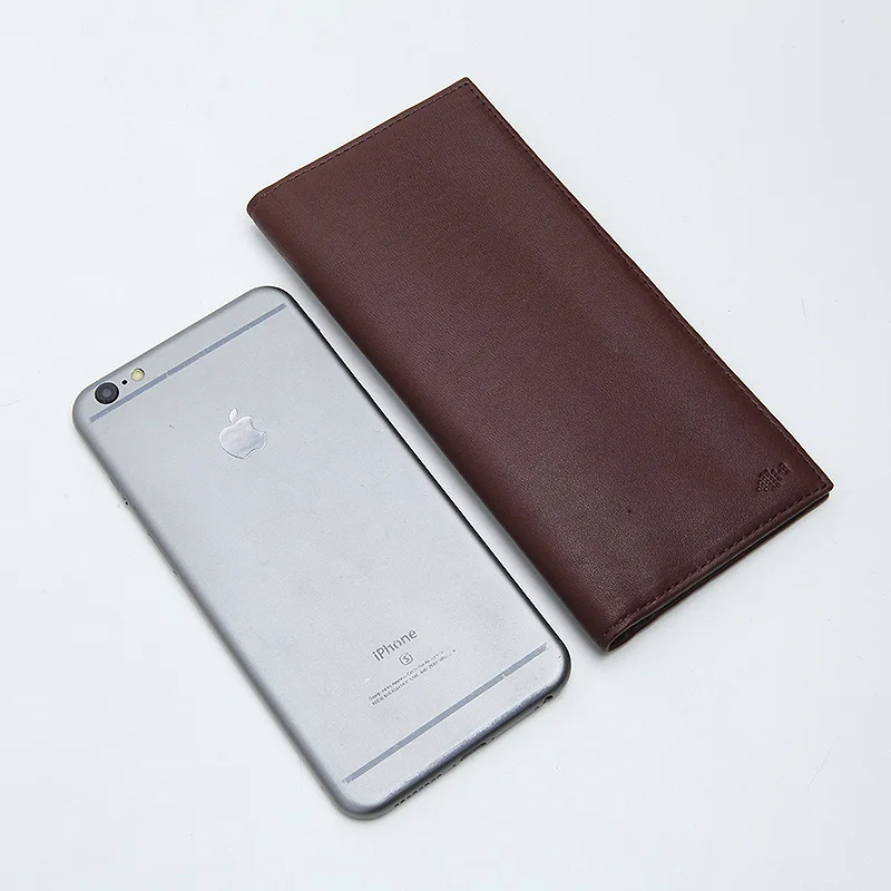 Мужские кошельки LANSPACE из натуральной кожи ультратонкий кошелек от известного