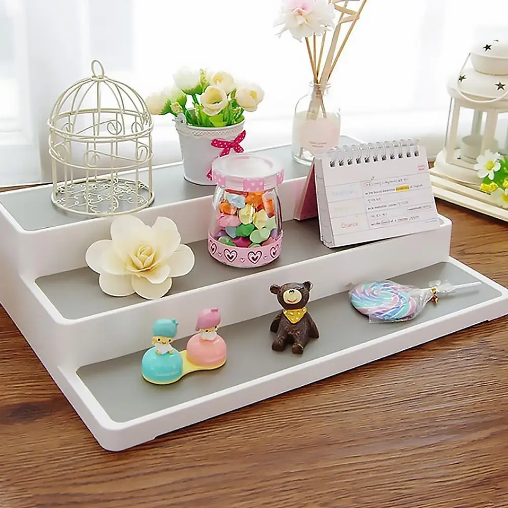 3 яруса держатель для бутылок из специй и трав хранения косметики кухонный