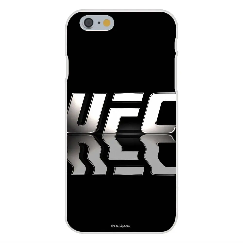 as picture Для Apple iPhone 4 4S 5 5C 5S SE 6 6 S 7 8 Plus X XS Max XR высококачественный разноцветный чехол для телефона логотип UFC - Цвет: as picture