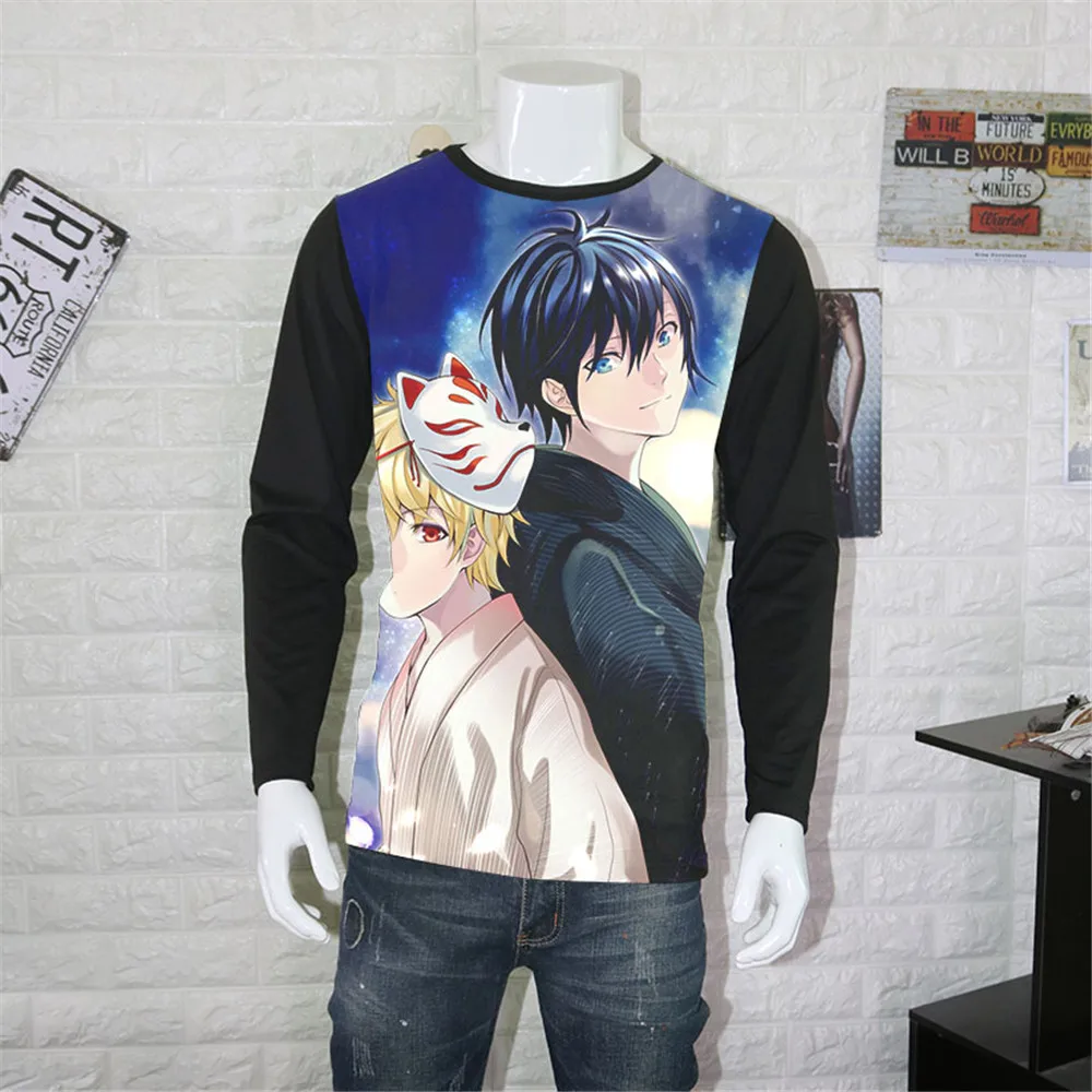 Новинка для косплея Noragami aragoo YATO футболка японский аниме костюм дышащая
