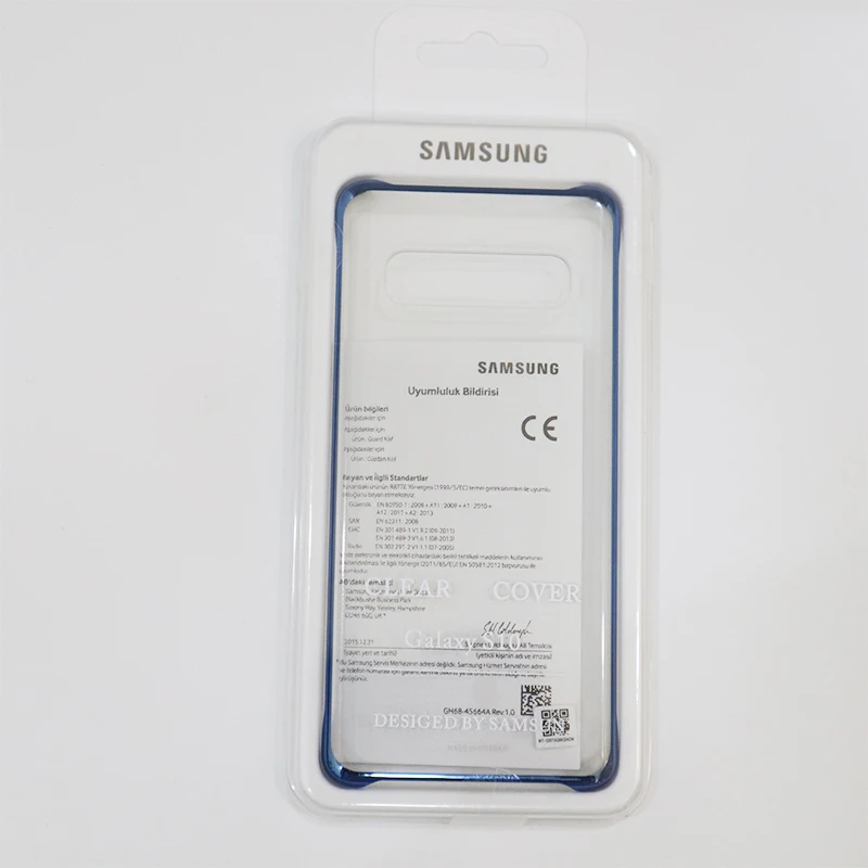 100% Оригинальный чехол для Samsung S10 прозрачный Galaxy s10 Plus + S10E жесткий защитный из