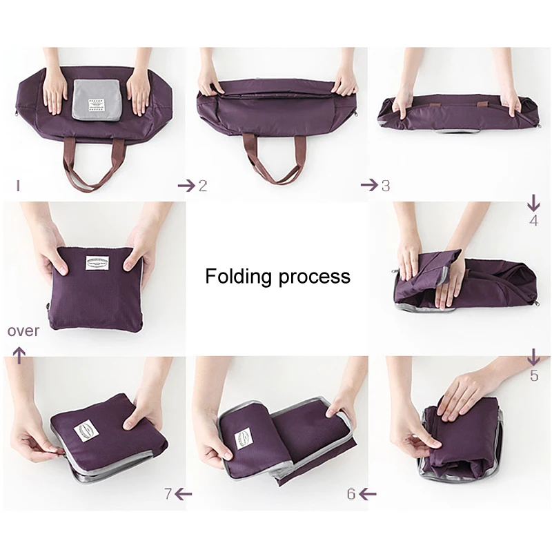 Универсальная Водонепроницаемая дорожная сумка Складная Большая Вместительная