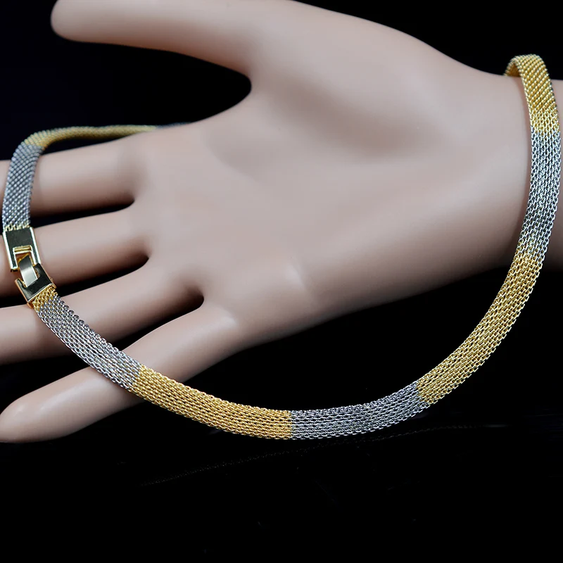 Солнечный ювелирные изделия Винтаж Jewelry 2018 змея цепочка-колье большого размера
