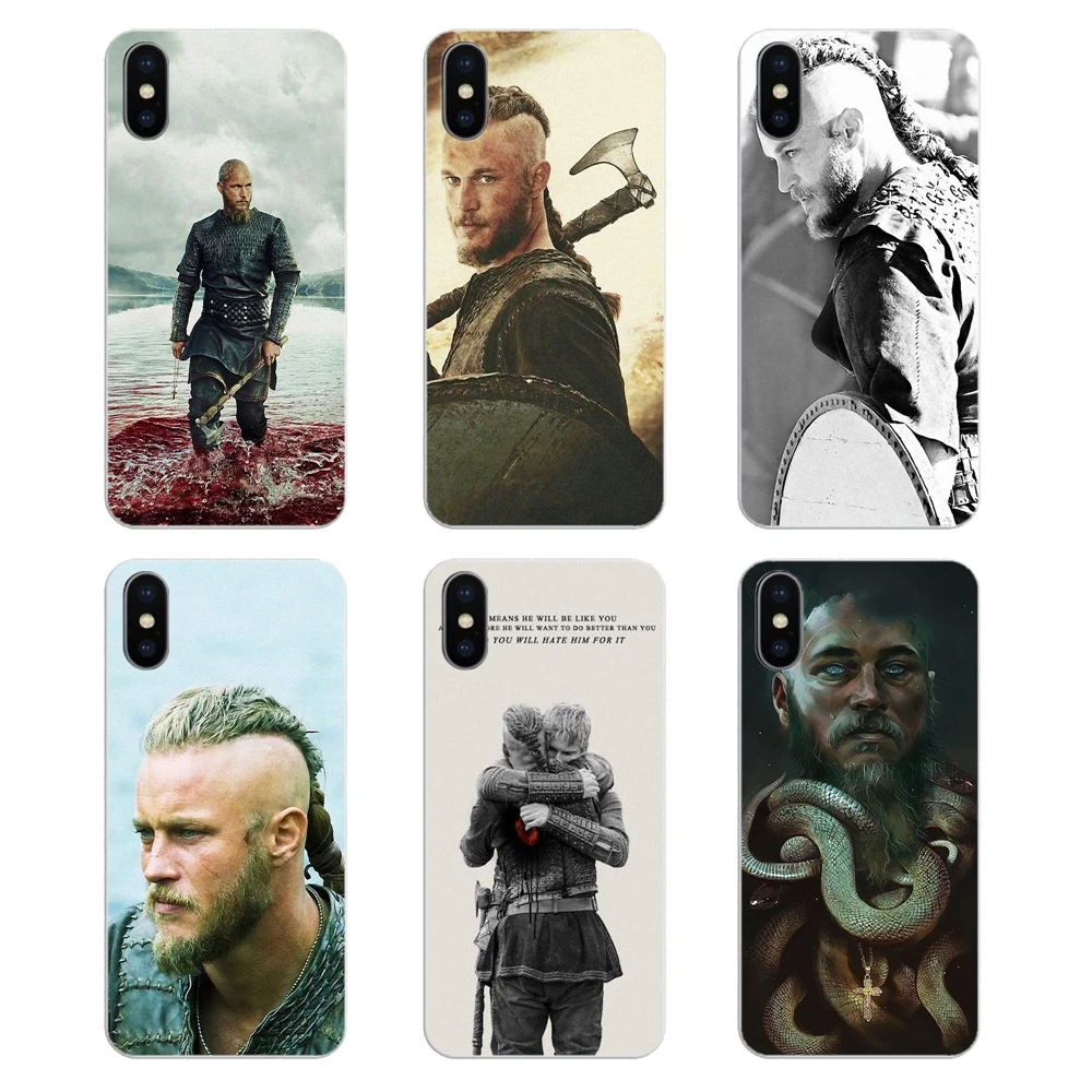 TV Series Ragnar Lothbrok Vikings Poster Print Silicone Bag Case For Samsung Galaxy Note 8 9 S9 S10 A8 A9 Star Lite Plus A6S A9S |