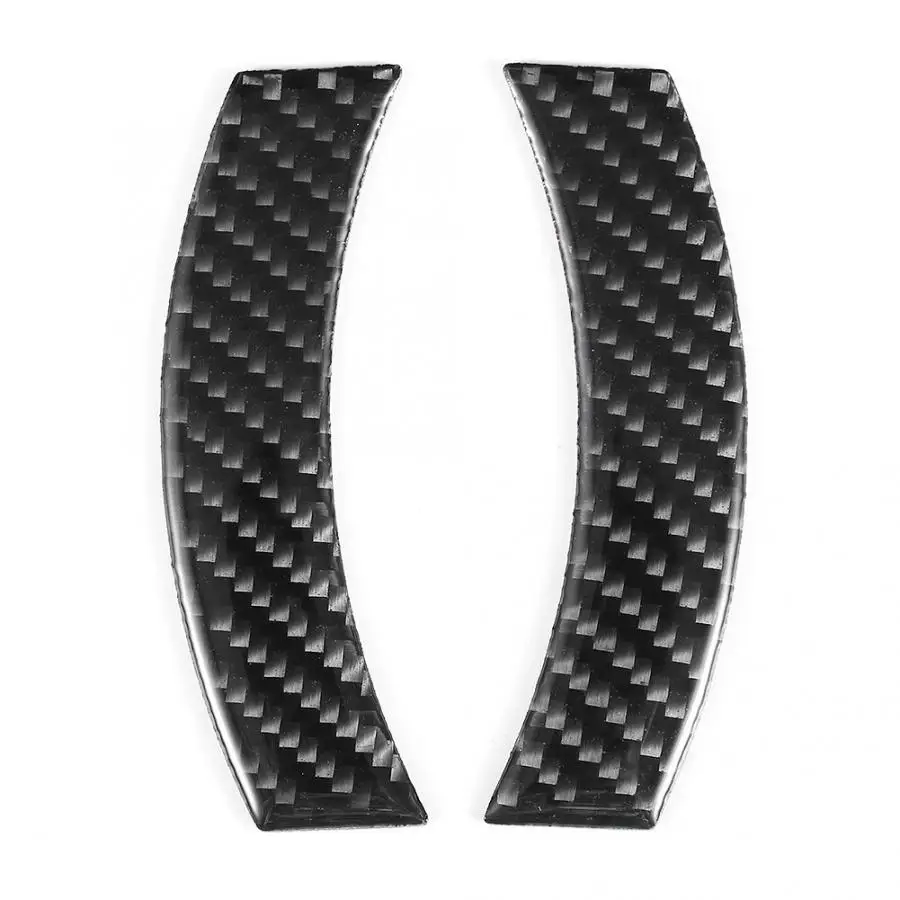 2 шт. автомобильная консоль из углеродного волокна рамка для навигации наклейки