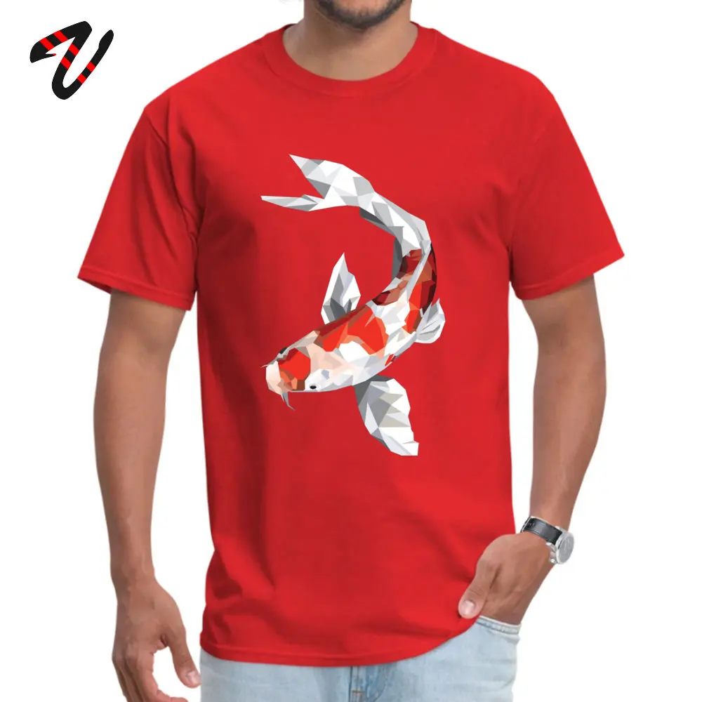 Koi Fish/футболки в японском стиле смешные мужские футболки с изображением