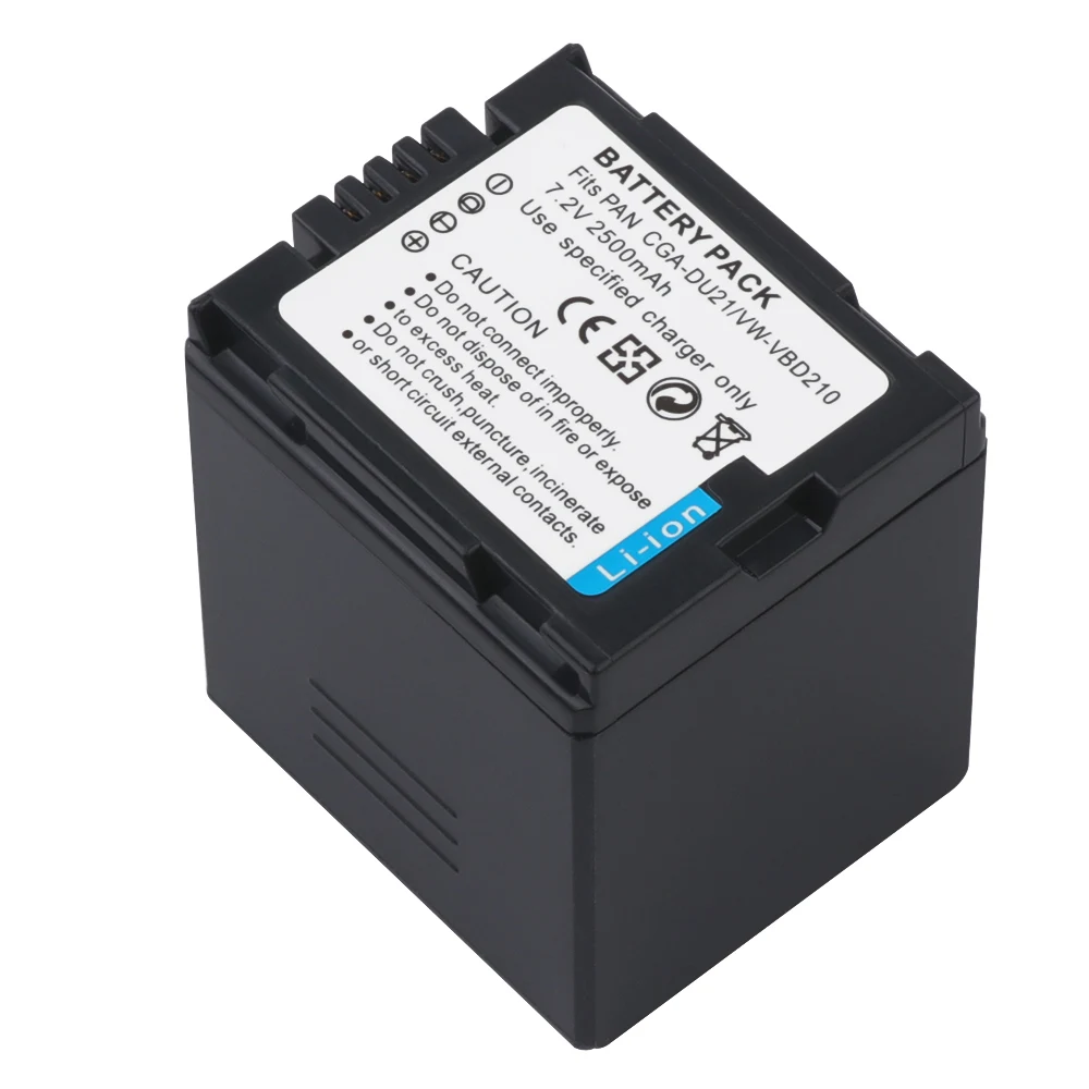 2 шт. CGA-DU21 CGA DU21 Батарея для цифрового фотоаппарата Panasonic VW-VBD210 NV-GS330 DZ-BP21 GS400 GS408 GS500 GS508 MX500 PV-GS90