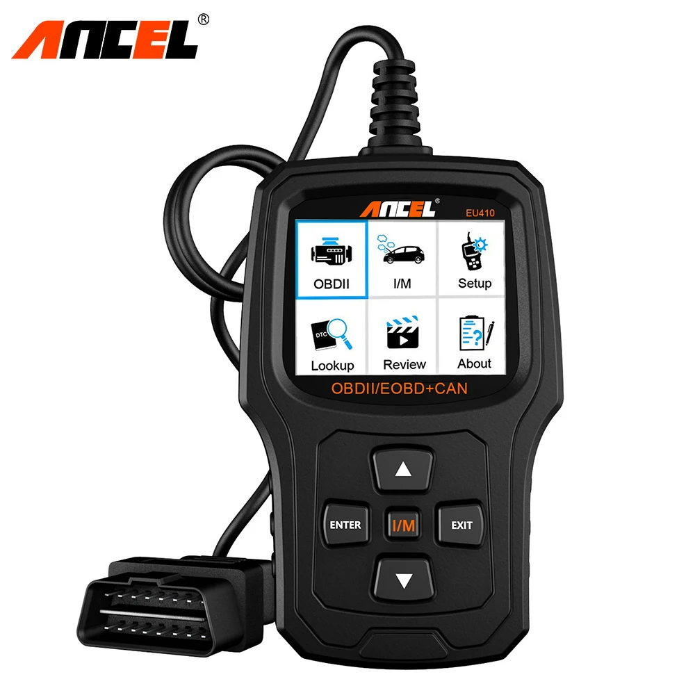 Ancel EU410 OBD2 автомобильный сканер двигателя код ошибки ридер Поддержка 8
